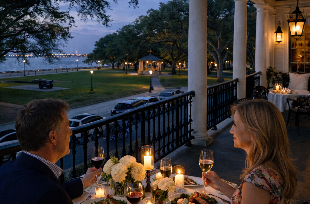 The Perfect Piazza Dinner on South Battery: Charleston’s Most Exclusive Private Dining Experience